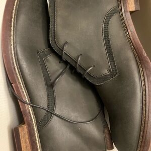 Seven91 Flambeau Black Leather Ankle Mid-High Casual Men’s Boot Size 10.